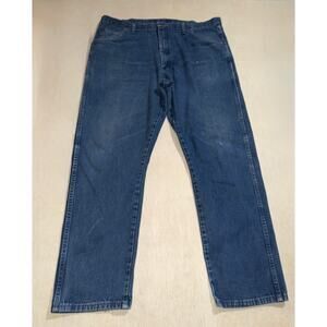 Wrangler men’s relaxed fit cowboys cut blue  jeans